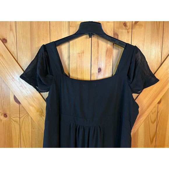 Rose gal cold shoulder dress black size 3X nwt (0775)￼ - Picture 8 of 8